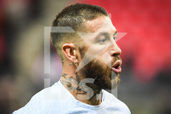 08/10/2022 - Sergio RAMOS of PSG during the French championship Ligue 1 football match between Stade de Reims and Paris Saint-Germain on October 8, 2022 at Auguste Delaune stadium in Reims, France - FOOTBALL - FRENCH CHAMP - REIMS V PARIS SG - FRENCH LIGUE 1 - CALCIO