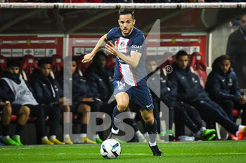 08/10/2022 - Pablo SARABIA of PSG during the French championship Ligue 1 football match between Stade de Reims and Paris Saint-Germain on October 8, 2022 at Auguste Delaune stadium in Reims, France - FOOTBALL - FRENCH CHAMP - REIMS V PARIS SG - FRENCH LIGUE 1 - CALCIO