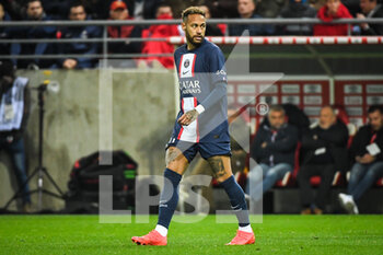 08/10/2022 - NEYMAR JR of PSG during the French championship Ligue 1 football match between Stade de Reims and Paris Saint-Germain on October 8, 2022 at Auguste Delaune stadium in Reims, France - FOOTBALL - FRENCH CHAMP - REIMS V PARIS SG - FRENCH LIGUE 1 - CALCIO