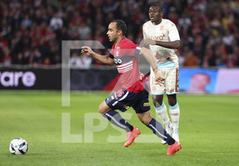 2022-10-23 - Ismaily Goncalves Santos of Lille during the French championship Ligue 1 football match between Lille OSC (LOSC) and AS Monaco (ASM) on October 23, 2022 at Stade Pierre Mauroy in Villeneuve-d'Ascq near Lille, France - FOOTBALL - FRENCH CHAMP - LILLE V MONACO - FRENCH LIGUE 1 - SOCCER