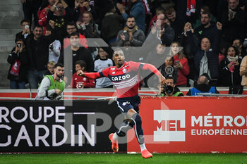 23/10/2022 - Alexsandro VICTOR DE SOUZA RIBEIRO of Lille celebrates his goal during the French championship Ligue 1 football match between LOSC Lille and AS Monaco on October 23, 2022 at Pierre Mauroy stadium in Villeneuve-d'Ascq near Lille, France - FOOTBALL - FRENCH CHAMP - LILLE V MONACO - FRENCH LIGUE 1 - CALCIO