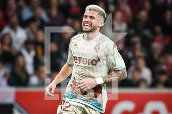 2022-10-23 - Caio HENRIQUE of Monaco celebrates his goal during the French championship Ligue 1 football match between LOSC Lille and AS Monaco on October 23, 2022 at Pierre Mauroy stadium in Villeneuve-d'Ascq near Lille, France - FOOTBALL - FRENCH CHAMP - LILLE V MONACO - FRENCH LIGUE 1 - SOCCER
