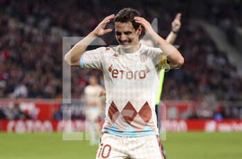 2022-10-23 - Wissam Ben Yedder of Monaco reacts after missing a goal during the French championship Ligue 1 football match between Lille OSC (LOSC) and AS Monaco (ASM) on October 23, 2022 at Stade Pierre Mauroy in Villeneuve-d'Ascq near Lille, France - FOOTBALL - FRENCH CHAMP - LILLE V MONACO - FRENCH LIGUE 1 - SOCCER