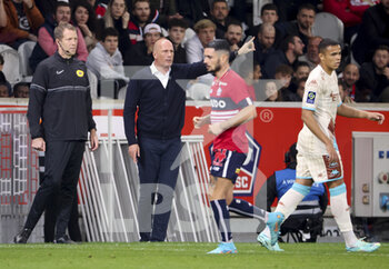 23/10/2022 - Coach of AS Monaco Philippe Clement during the French championship Ligue 1 football match between Lille OSC (LOSC) and AS Monaco (ASM) on October 23, 2022 at Stade Pierre Mauroy in Villeneuve-d'Ascq near Lille, France - FOOTBALL - FRENCH CHAMP - LILLE V MONACO - FRENCH LIGUE 1 - CALCIO