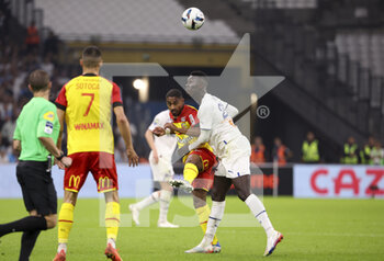2022-10-22 - Pape Gueye of Marseille during the French championship Ligue 1 football match between Olympique de Marseille (OM) and RC Lens (RCL) on October 22, 2022 at Velodrome stadium in Marseille, France - FOOTBALL - FRENCH CHAMP - MARSEILLE V LENS - FRENCH LIGUE 1 - SOCCER