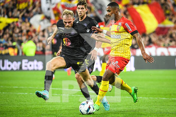 28/10/2022 - Mikkel DESLER of Toulouse and Wesley SAID of Lens during the French championship Ligue 1 football match between RC Lens and Toulouse FC on October 28, 2022 at Bollaert-Delelis stadium in Lens, France - FOOTBALL - FRENCH CHAMP - LENS V TOULOUSE - FRENCH LIGUE 1 - CALCIO