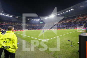 2022-10-30 - General view of Groupama Stadium during the French championship Ligue 1 football match between Olympique Lyonnais (Lyon) and LOSC Lille on October 30, 2022 at Groupama stadium in Decines-Charpieu near Lyon, France - FOOTBALL - FRENCH CHAMP - LYON V LILLE - FRENCH LIGUE 1 - SOCCER