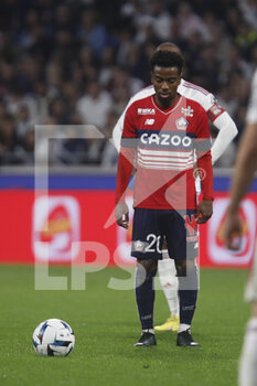2022-10-30 - Adilson GOMES of Lille during the French championship Ligue 1 football match between Olympique Lyonnais (Lyon) and LOSC Lille on October 30, 2022 at Groupama stadium in Decines-Charpieu near Lyon, France - FOOTBALL - FRENCH CHAMP - LYON V LILLE - FRENCH LIGUE 1 - SOCCER