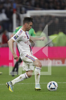2022-10-30 - Nicolas TAGLIAFICO of Lyon during the French championship Ligue 1 football match between Olympique Lyonnais (Lyon) and LOSC Lille on October 30, 2022 at Groupama stadium in Decines-Charpieu near Lyon, France - FOOTBALL - FRENCH CHAMP - LYON V LILLE - FRENCH LIGUE 1 - SOCCER