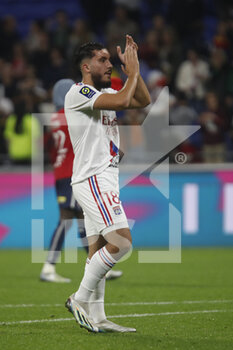 2022-10-30 - Rayan CHERKI of Lyon during the French championship Ligue 1 football match between Olympique Lyonnais (Lyon) and LOSC Lille on October 30, 2022 at Groupama stadium in Decines-Charpieu near Lyon, France - FOOTBALL - FRENCH CHAMP - LYON V LILLE - FRENCH LIGUE 1 - SOCCER