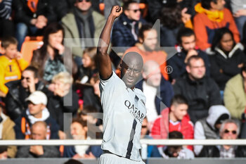 2022-11-06 - Danilo PEREIRA of PSG celebrates his goal during the French championship Ligue 1 football match between FC Lorient and Paris Saint-Germain on November 6, 2022 at the Moustoir stadium in Lorient, France - FOOTBALL - FRENCH CHAMP - LORIENT V PARIS SG - FRENCH LIGUE 1 - SOCCER