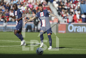 2022-11-13 - Sergio Ramos of PSG during the French championship Ligue 1 football match between Paris Saint-Germain and AJ Auxerre on November 13, 2022 at Parc des Princes stadium in Paris, France - FOOTBALL - FRENCH CHAMP - PARIS SG V AUXERRE - FRENCH LIGUE 1 - SOCCER