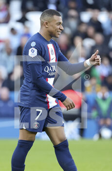 2022-11-13 - Kylian Mbappe of PSG during the French championship Ligue 1 football match between Paris Saint-Germain and AJ Auxerre on November 13, 2022 at Parc des Princes stadium in Paris, France - FOOTBALL - FRENCH CHAMP - PARIS SG V AUXERRE - FRENCH LIGUE 1 - SOCCER