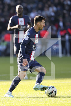2022-11-13 - Lionel Messi of PSG during the French championship Ligue 1 football match between Paris Saint-Germain and AJ Auxerre on November 13, 2022 at Parc des Princes stadium in Paris, France - FOOTBALL - FRENCH CHAMP - PARIS SG V AUXERRE - FRENCH LIGUE 1 - SOCCER