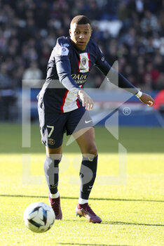 2022-11-13 - Kylian Mbappe of PSG during the French championship Ligue 1 football match between Paris Saint-Germain and AJ Auxerre on November 13, 2022 at Parc des Princes stadium in Paris, France - FOOTBALL - FRENCH CHAMP - PARIS SG V AUXERRE - FRENCH LIGUE 1 - SOCCER
