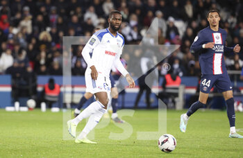 29/12/2022 - Jean-Eudes Aholou of Strasbourg during the French championship Ligue 1 football match between Paris Saint-Germain (PSG) and RC Strasbourg Alsace (RCSA) on December 28, 2022 at Parc des Princes stadium in Paris, France - FOOTBALL - FRENCH CHAMP - PARIS SG V STRASBOURG - FRENCH LIGUE 1 - CALCIO