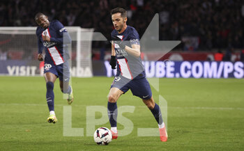 29/12/2022 - Pablo Sarabia of PSG during the French championship Ligue 1 football match between Paris Saint-Germain (PSG) and RC Strasbourg Alsace (RCSA) on December 28, 2022 at Parc des Princes stadium in Paris, France - FOOTBALL - FRENCH CHAMP - PARIS SG V STRASBOURG - FRENCH LIGUE 1 - CALCIO
