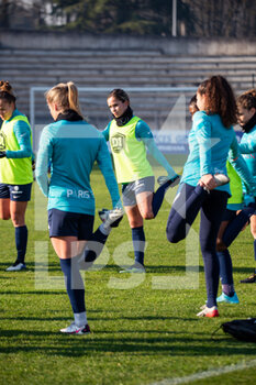 2022-01-15 - Tess Laplacette of Paris FC warms up ahead of the Women's French championship D1 Arkema football match between Paris FC and GPSO 92 Issy on January 15, 2022 at Robert Bobin stadium in Bondoufle, France - PARIS FC VS GPSO 92 ISSY - FRENCH WOMEN DIVISION 1 - SOCCER
