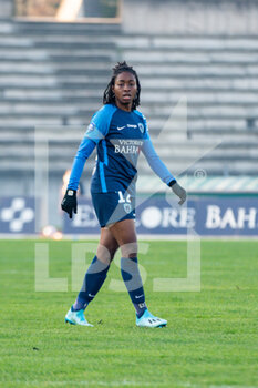 2022-01-15 - Oriane Jean Francois of Paris FC during the Women's French championship D1 Arkema football match between Paris FC and GPSO 92 Issy on January 15, 2022 at Robert Bobin stadium in Bondoufle, France - PARIS FC VS GPSO 92 ISSY - FRENCH WOMEN DIVISION 1 - SOCCER