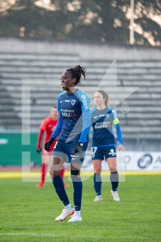 2022-01-15 - Ouleymata Sarr of Paris FC reacts during the Women's French championship D1 Arkema football match between Paris FC and GPSO 92 Issy on January 15, 2022 at Robert Bobin stadium in Bondoufle, France - PARIS FC VS GPSO 92 ISSY - FRENCH WOMEN DIVISION 1 - SOCCER