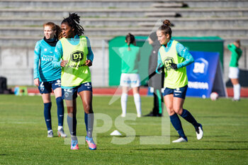 2022-02-05 - Oriane Jean Francois of Paris FC warms up ahead of the Women's French championship D1 Arkema football match between Paris FC and AS Saint-Etienne on February 5, 2022 at Robert Bobin stadium in Bondoufle, France - PARIS FC VS AS SAINT-ETIENNE - FRENCH WOMEN DIVISION 1 - SOCCER