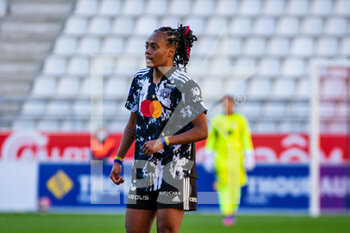 2022-02-27 - Melvine Malard of Olympique Lyonnais reacts during the Women's French championship, D1 Arkema football match between Stade de Reims and Olympique Lyonnais (Lyon) on February 27, 2022 at Auguste Delaune stadium in Reims, France - STADE DE REIMS VS OLYMPIQUE LYONNAIS (LYON) - FRENCH WOMEN DIVISION 1 - SOCCER