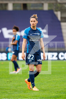 2022-04-15 - Sophie Vaysse of Paris FC reacts during the Women's French championship D1 Arkema football match between Paris FC and Montpellier HSC on April 15, 2022 at Charlety stadium in Paris, France - PARIS FC VS MONTPELLIER HSC - FRENCH WOMEN DIVISION 1 - SOCCER
