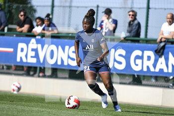2022-04-16 - Sandy Baltimore of PSG during the Women's French championship D1 Arkema football match between Paris Saint-Germain (PSG) and GPSO 92 Issy on April 16, 2022 at Georges Lefevre stadium in Saint-Germain-en-Laye, France - PARIS SAINT-GERMAIN (PSG) VS GPSO 92 ISSY - FRENCH WOMEN DIVISION 1 - SOCCER