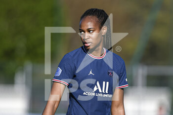 2022-04-16 - Marie-Antoinette Katoto of PSG during the Women's French championship D1 Arkema football match between Paris Saint-Germain (PSG) and GPSO 92 Issy on April 16, 2022 at Georges Lefevre stadium in Saint-Germain-en-Laye, France - PARIS SAINT-GERMAIN (PSG) VS GPSO 92 ISSY - FRENCH WOMEN DIVISION 1 - SOCCER