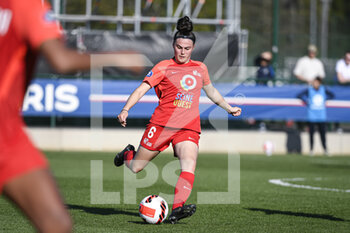 2022-04-16 - Agathe Donnary of GPSO 92 Issy during the Women's French championship D1 Arkema football match between Paris Saint-Germain (PSG) and GPSO 92 Issy on April 16, 2022 at Georges Lefevre stadium in Saint-Germain-en-Laye, France - PARIS SAINT-GERMAIN (PSG) VS GPSO 92 ISSY - FRENCH WOMEN DIVISION 1 - SOCCER