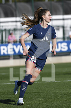 2022-04-16 - Jordyn Huitema of PSG during the Women's French championship D1 Arkema football match between Paris Saint-Germain (PSG) and GPSO 92 Issy on April 16, 2022 at Georges Lefevre stadium in Saint-Germain-en-Laye, France - PARIS SAINT-GERMAIN (PSG) VS GPSO 92 ISSY - FRENCH WOMEN DIVISION 1 - SOCCER