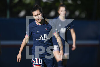 2022-04-16 - Ramona Bachmann of PSG during the Women's French championship D1 Arkema football match between Paris Saint-Germain (PSG) and GPSO 92 Issy on April 16, 2022 at Georges Lefevre stadium in Saint-Germain-en-Laye, France - PARIS SAINT-GERMAIN (PSG) VS GPSO 92 ISSY - FRENCH WOMEN DIVISION 1 - SOCCER