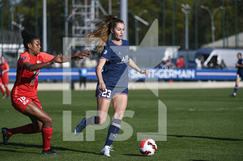 2022-04-16 - Jordyn Huitema of PSG during the Women's French championship D1 Arkema football match between Paris Saint-Germain (PSG) and GPSO 92 Issy on April 16, 2022 at Georges Lefevre stadium in Saint-Germain-en-Laye, France - PARIS SAINT-GERMAIN (PSG) VS GPSO 92 ISSY - FRENCH WOMEN DIVISION 1 - SOCCER