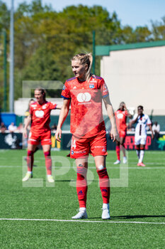 2022-04-17 - Ada Hegerberg of Olympique Lyonnais during the Women's French championship, D1 Arkema football match between FC Fleury 91 and Olympique Lyonnais (Lyon) on April 17, 2022 at Walter Felder stadium in Fleury-Merogis, France - FC FLEURY 91 VS OLYMPIQUE LYONNAIS (LYON) - FRENCH WOMEN DIVISION 1 - SOCCER