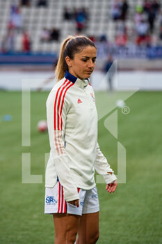 2022-05-29 - Danielle Van De Donk of Olympique Lyonnais warms up ahead of the Women's French championship, D1 Arkema football match between Paris Saint-Germain and Olympique Lyonnais (Lyon) on May 29, 2022 at Jean Bouin stadium in Paris, France - FOOTBALL - WOMEN'S FRENCH CHAMP - PARIS SG V OLYMPIQUE LYONNAIS - FRENCH WOMEN DIVISION 1 - SOCCER