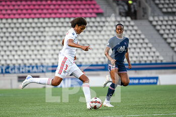 2022-05-29 - Wendie Renard of OL and Marie Antoinette Katoto of PSG during the Women's French championship, D1 Arkema football match between Paris Saint-Germain (PSG) and Olympique Lyonnais (Lyon, OL) on May 29, 2022 at Jean Bouin stadium in Paris, France - FOOTBALL - WOMEN'S FRENCH CHAMP - PARIS SG V OLYMPIQUE LYONNAIS - FRENCH WOMEN DIVISION 1 - SOCCER