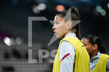 2022-05-29 - Lea Khelifi of PSG during the Women's French championship, D1 Arkema football match between Paris Saint-Germain (PSG) and Olympique Lyonnais (Lyon, OL) on May 29, 2022 at Jean Bouin stadium in Paris, France - FOOTBALL - WOMEN'S FRENCH CHAMP - PARIS SG V OLYMPIQUE LYONNAIS - FRENCH WOMEN DIVISION 1 - SOCCER