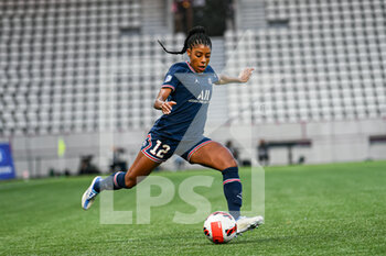 2022-05-29 - Ashley Lawrence of PSG during the Women's French championship, D1 Arkema football match between Paris Saint-Germain (PSG) and Olympique Lyonnais (Lyon, OL) on May 29, 2022 at Jean Bouin stadium in Paris, France - FOOTBALL - WOMEN'S FRENCH CHAMP - PARIS SG V OLYMPIQUE LYONNAIS - FRENCH WOMEN DIVISION 1 - SOCCER