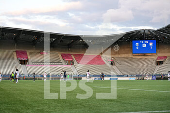 2022-05-29 - General view during the Women's French championship, D1 Arkema football match between Paris Saint-Germain (PSG) and Olympique Lyonnais (Lyon, OL) on May 29, 2022 at Jean Bouin stadium in Paris, France - FOOTBALL - WOMEN'S FRENCH CHAMP - PARIS SG V OLYMPIQUE LYONNAIS - FRENCH WOMEN DIVISION 1 - SOCCER
