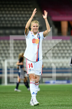 2022-05-29 - Ada Hegerberg of OL celebrates during the Women's French championship, D1 Arkema football match between Paris Saint-Germain (PSG) and Olympique Lyonnais (Lyon, OL) on May 29, 2022 at Jean Bouin stadium in Paris, France - FOOTBALL - WOMEN'S FRENCH CHAMP - PARIS SG V OLYMPIQUE LYONNAIS - FRENCH WOMEN DIVISION 1 - SOCCER
