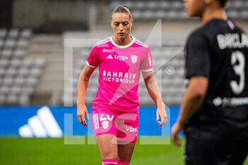 2022-10-14 - Louise Fleury of Paris FC during the Women's French championship D1 Arkema football match between Paris FC and Stade de Reims on October 14, 2022 at Charlety stadium in Paris, France - FOOTBALL - WOMEN'S FRENCH CHAMP - PARIS FC V STADE DE REIMS - FRENCH WOMEN DIVISION 1 - SOCCER
