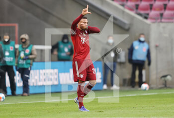 2022-01-15 - Corentin Tolisso of Bayern Munich celebrates his goal 0-2 during the German championship Bundesliga football match between FC Koln and Bayern Munich on January 15, 2022 at RheinEnergieStadion in Koln, Germany - FC KOLN VS BAYERN MUNICH - GERMAN BUNDESLIGA - SOCCER