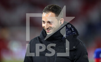 2022-02-05 - RB Leipzig coach Domenico Tedesco during the German championship Bundesliga football match between Bayern Munich and RB Leipzig on February 5, 2022 at Allianz Arena in Munich, Germany - BAYERN MUNICH VS RB LEIPZIG - GERMAN BUNDESLIGA - SOCCER