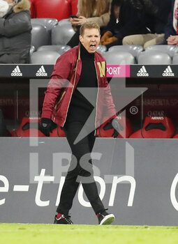2022-02-05 - Bayern Munich coach Julian Nagelsmann during the German championship Bundesliga football match between Bayern Munich and RB Leipzig on February 5, 2022 at Allianz Arena in Munich, Germany - BAYERN MUNICH VS RB LEIPZIG - GERMAN BUNDESLIGA - SOCCER