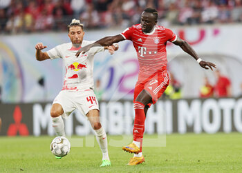 2022-07-30 - Sadio Mane of Bayern Munich and Kevin Kampl of RB Leipzig during the German Super Cup football match between RB Leipzig and Bayern Munich on July 30, 2022 at Red Bull Arena in Leipzig, Germany - FOOTBALL - GERMAN SUPER CUP - RB LEIPZIG V BAYERN MUNICH - GERMAN SUPERCUP - SOCCER
