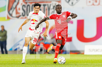 2022-07-30 - Hugo Novoa of RB Leipzig and Sadio Mane of Bayern Munich during the German Super Cup football match between RB Leipzig and Bayern Munich on July 30, 2022 at Red Bull Arena in Leipzig, Germany - FOOTBALL - GERMAN SUPER CUP - RB LEIPZIG V BAYERN MUNICH - GERMAN SUPERCUP - SOCCER