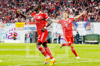 2022-07-30 - Sadio Mane of Bayern Munich celebrates during the German Super Cup football match between RB Leipzig and Bayern Munich on July 30, 2022 at Red Bull Arena in Leipzig, Germany - FOOTBALL - GERMAN SUPER CUP - RB LEIPZIG V BAYERN MUNICH - GERMAN SUPERCUP - SOCCER