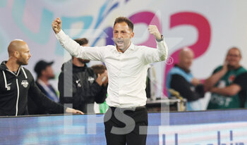 2022-07-30 - RB Leipzig coach Domenico Tedesco during the German Super Cup football match between RB Leipzig and Bayern Munich on July 30, 2022 at Red Bull Arena in Leipzig, Germany - FOOTBALL - GERMAN SUPER CUP - RB LEIPZIG V BAYERN MUNICH - GERMAN SUPERCUP - SOCCER