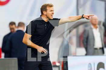 2022-07-30 - Bayern Munich coach Julian Nagelsmann during the German Super Cup football match between RB Leipzig and Bayern Munich on July 30, 2022 at Red Bull Arena in Leipzig, Germany - FOOTBALL - GERMAN SUPER CUP - RB LEIPZIG V BAYERN MUNICH - GERMAN SUPERCUP - SOCCER