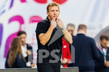 2022-07-30 - Bayern Munich coach Julian Nagelsmann during the German Super Cup football match between RB Leipzig and Bayern Munich on July 30, 2022 at Red Bull Arena in Leipzig, Germany - FOOTBALL - GERMAN SUPER CUP - RB LEIPZIG V BAYERN MUNICH - GERMAN SUPERCUP - SOCCER